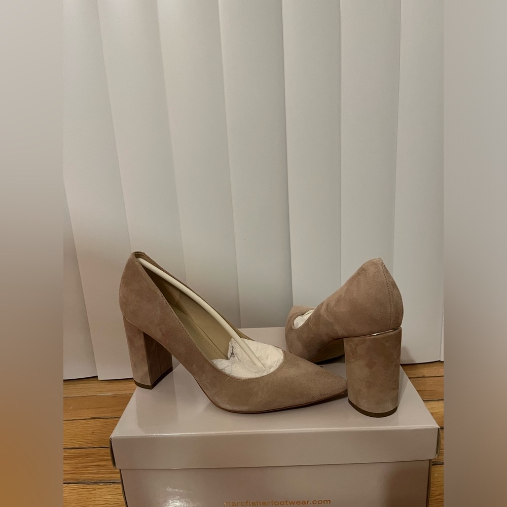 Marc Fisher Viviene Suede Heels
